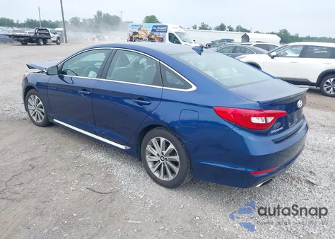 2016 Hyundai Sonata Sport из США, поврежденный, VIN 5NPE34AF5GH280891